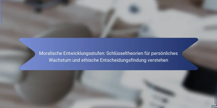 Moralische Entwicklungsstufen: Schlüsseltheorien für persönliches Wachstum und ethische Entscheidungsfindung verstehen