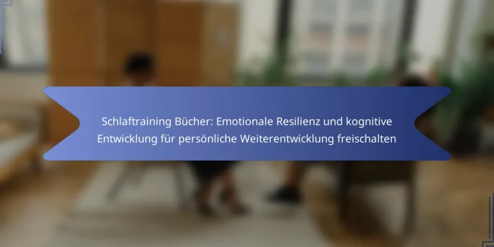 Schlaftraining Bücher: Emotionale Resilienz und kognitive Entwicklung für persönliche Weiterentwicklung freischalten