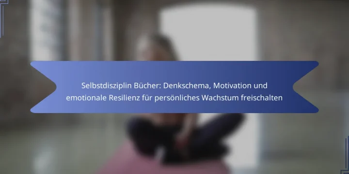 Selbstdisziplin Bücher: Denkschema, Motivation und emotionale Resilienz für persönliches Wachstum freischalten